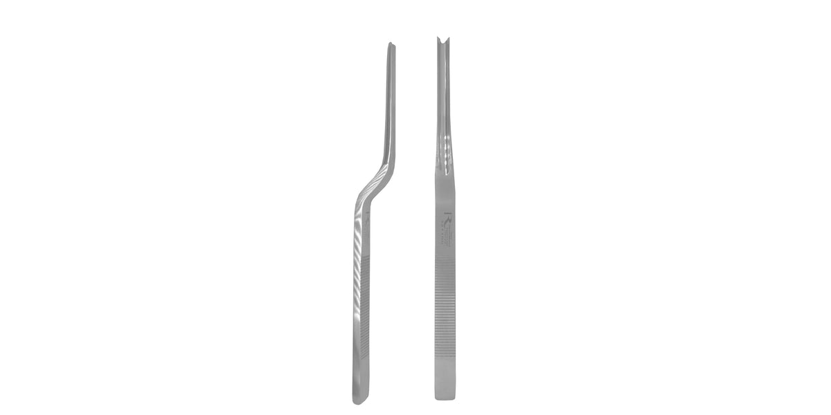 263-Killian-Claus Septum Gouge, Bayonet, 5 mm Wide, 16.5 cm Long V-Shaped