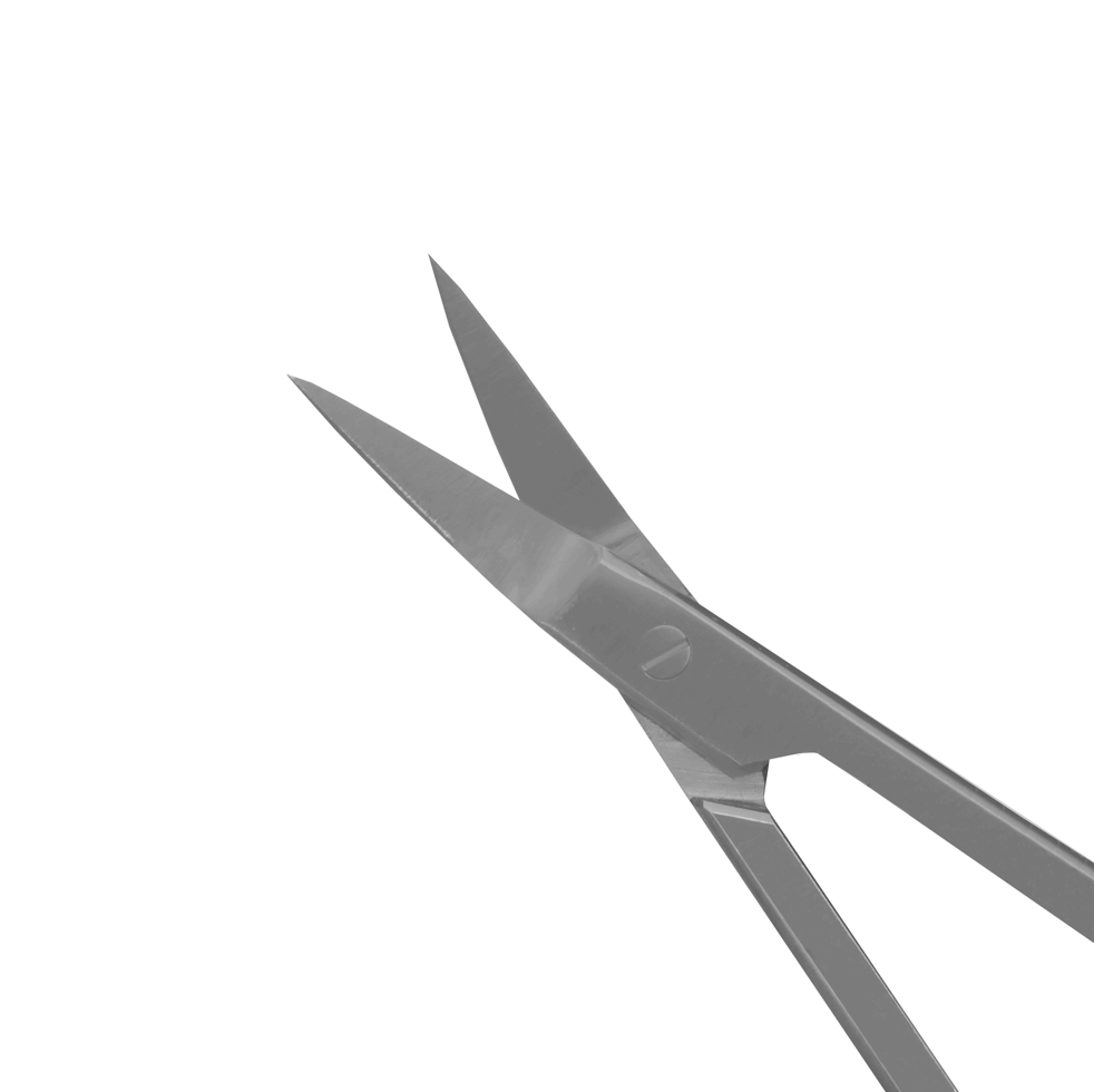203- Angled Scissors, Sharp, Length 7cm