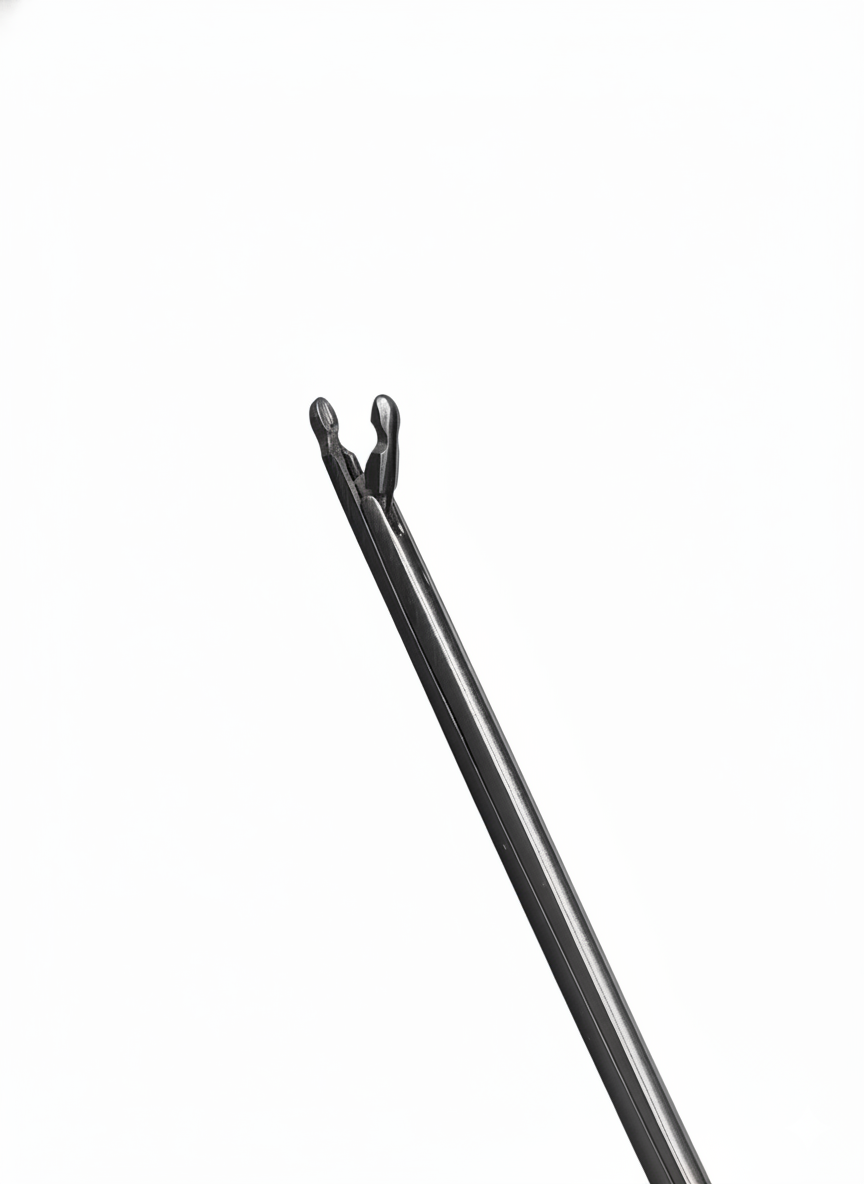 405 -Micro Ear Forceps, Oval Cupped Jaws, Working Length 8 Cm,Straight size 1