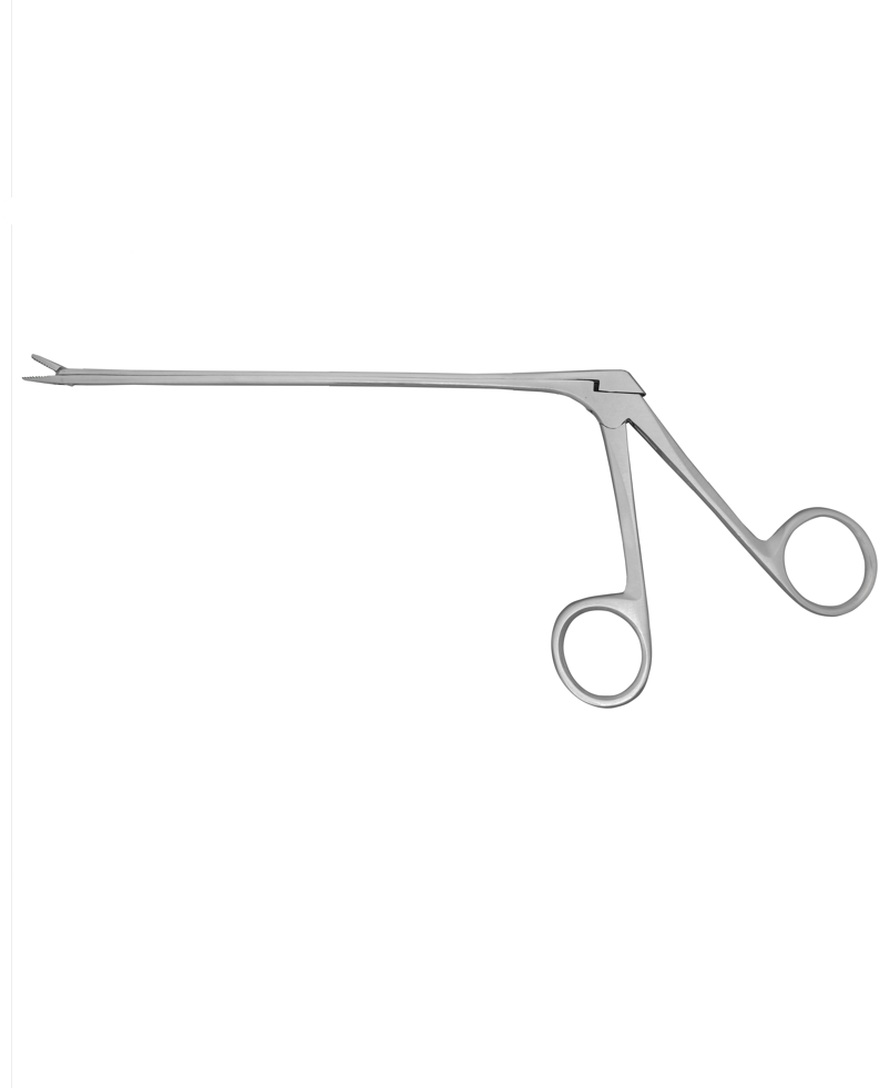 405 -Micro Ear Forceps, Oval Cupped Jaws, Working Length 8 Cm,Straight size 1