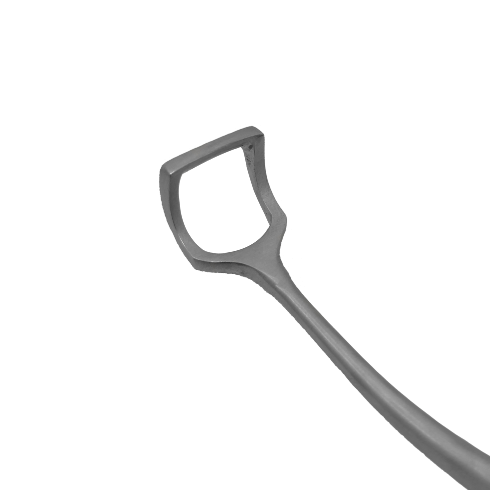330-Adenoid Curette, Reverse Curved, 21Cm, Size 5
