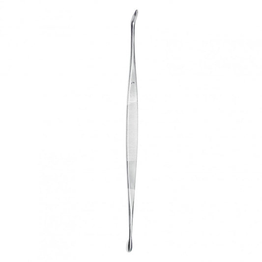 866-Tonsil Dissector, Spoon With Teeth, Sharp Lancet Tip, 21.5 Cm