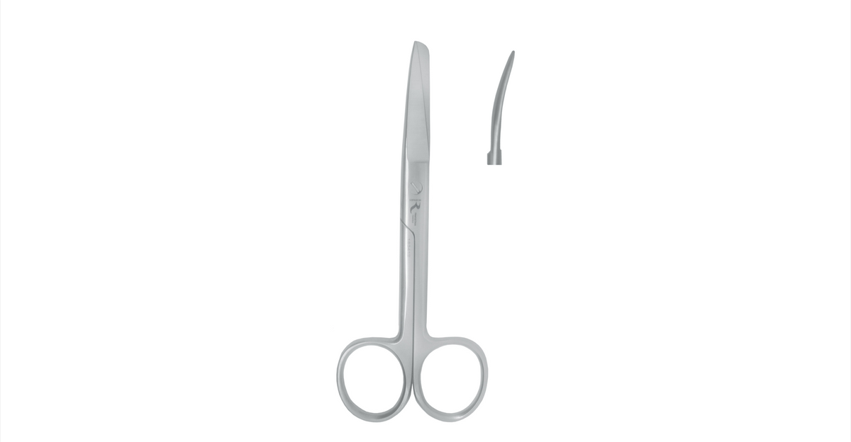 209-Surgical Scissors Sharp/Blunt Curved Length 12 Cm