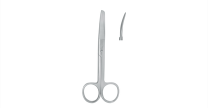 209-Surgical Scissors Sharp/Blunt Curved Length 12 Cm