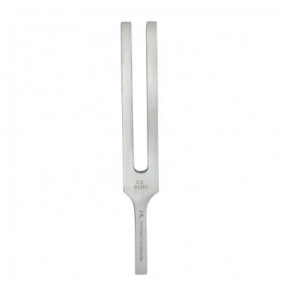 141-Lucae Tuning Fork From Nickel-Plated Steel, C = 512 H