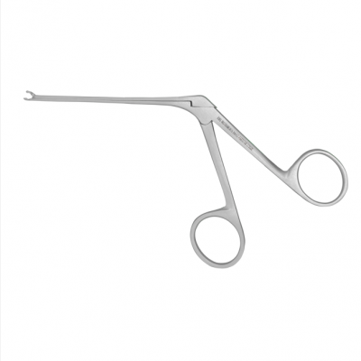 406-Micro Ear Forceps, Oval Cupped Jaws, Working Length 8 Cm,Straight