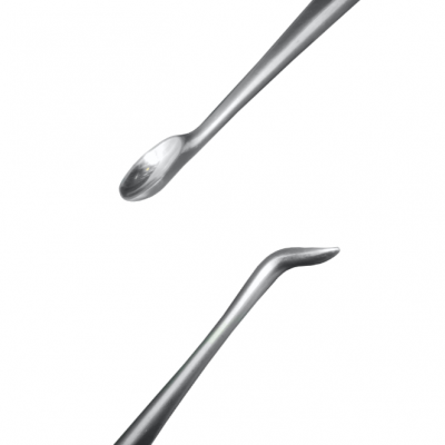 866-Tonsil Dissector, Spoon With Teeth, Sharp Lancet Tip, 21.5 Cm