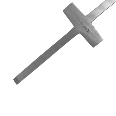 244-Cottle Chisel, With Crossbar, Straight, 18.5 Cm 9Mm