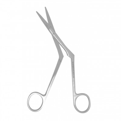 212-Heymann Nasal Scissors, Smooth Blades, Medium, Working Length 9.5 Cm